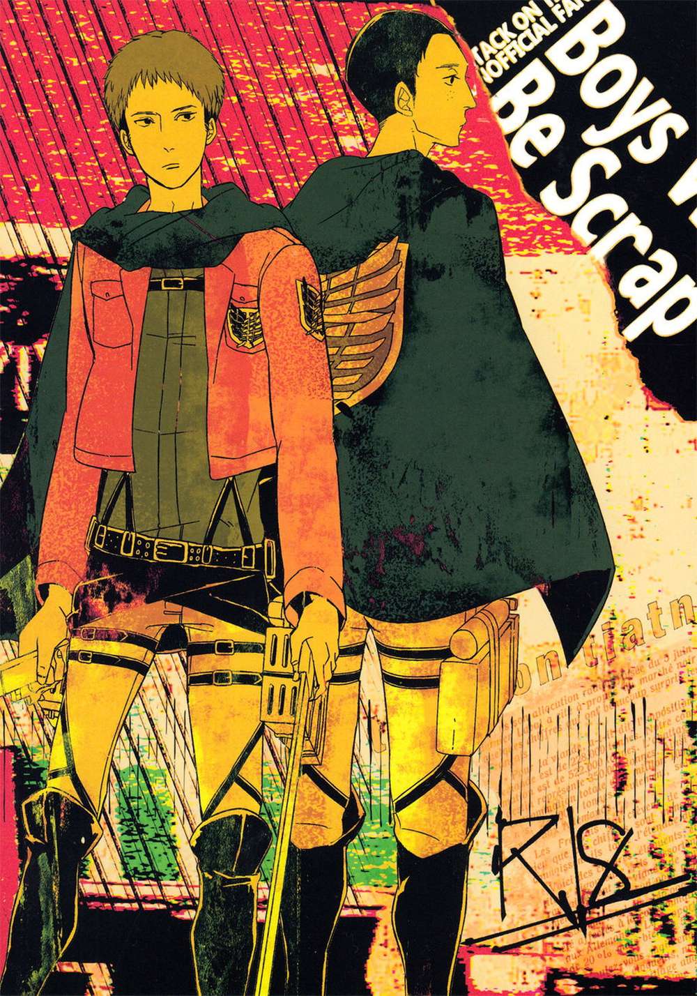 Attack-On-Titan - Boys Will Be Scrap Attack On Titan Marujan Aot