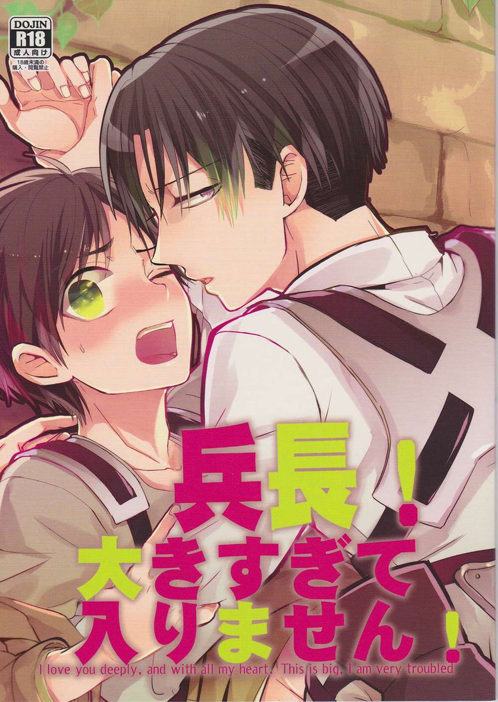Attack-On-Titan - Captain Levi Too Big To Fit Aot Rivaele