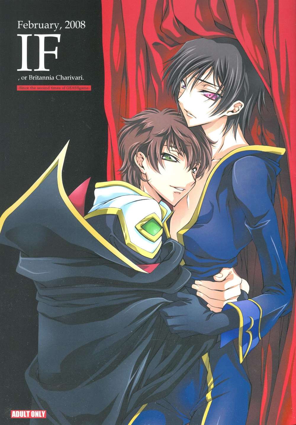 BL manga "Code-Geass - If Or Britannia Charivari February 2008" cover image