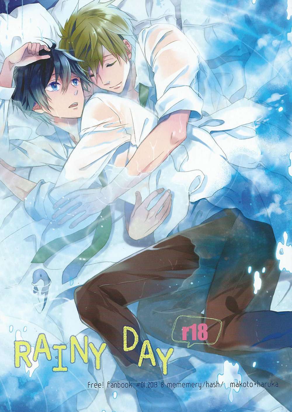 Free-Iwatobi-Swim-Club - Rainy Day Free Makoharu