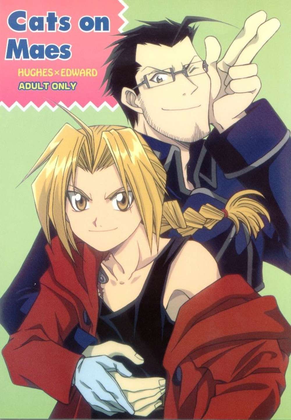 Fullmetal-Alchemist - Cat On Maes Hughes