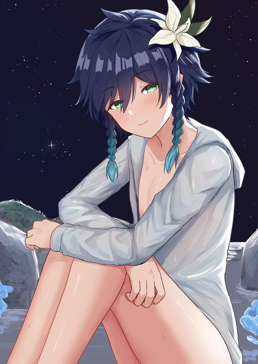 Recommended BL manga "Genshin-Impact - Poems On Beach Genshin Skywen" cover image