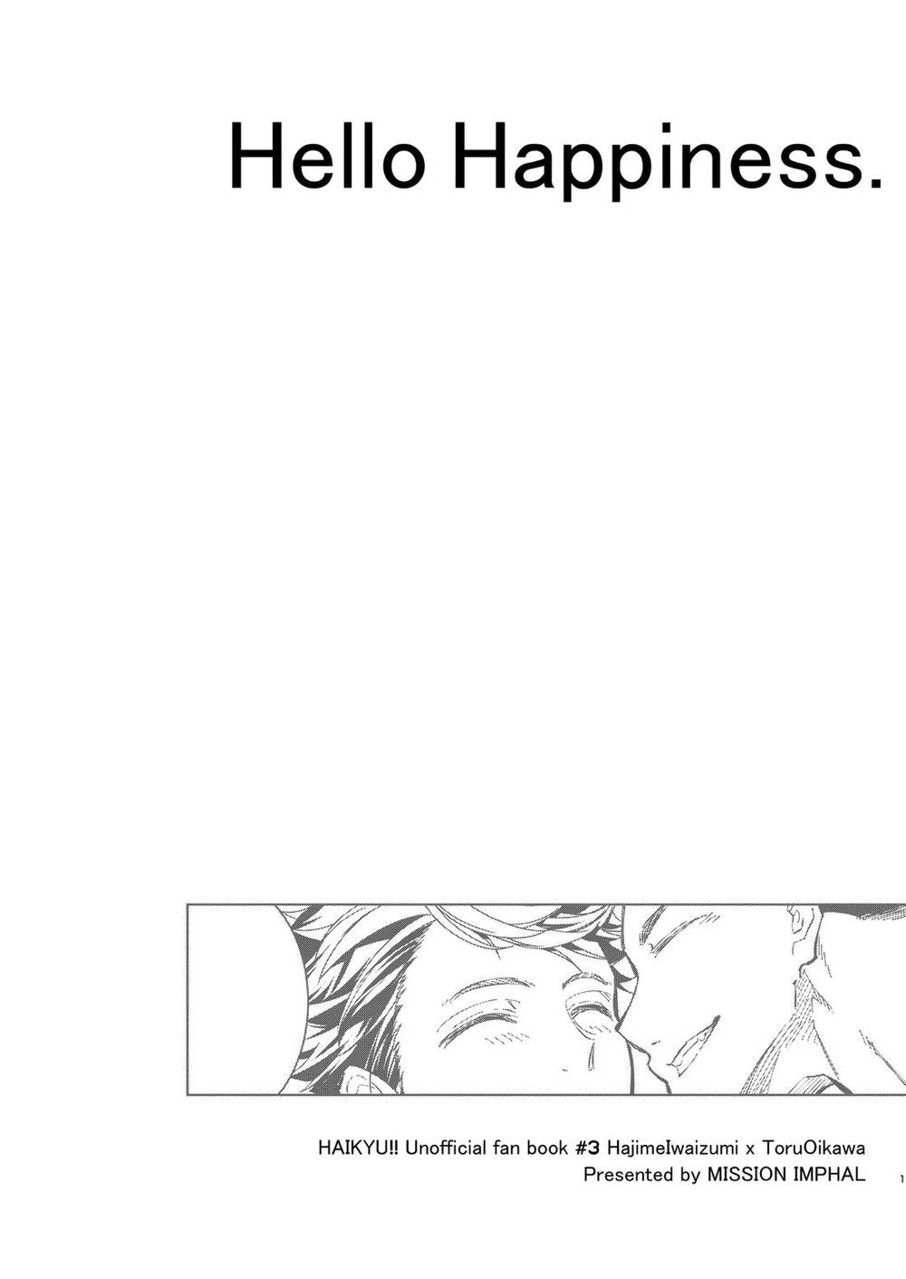 BL manga "Haikyu - Hello Happiness Haikyuu" cover image