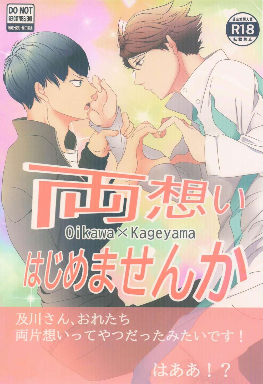 BL manga "Haikyu - Haikyuu Oikage Mutual Feelings" cover image