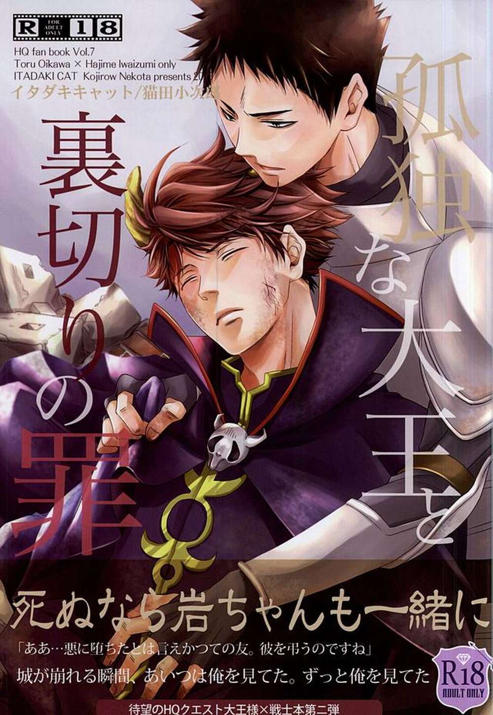 BL manga "Haikyu - Lonely Great King And The Sin Of Betrayal Haikyuu Oikawa Iwaizumi" cover image