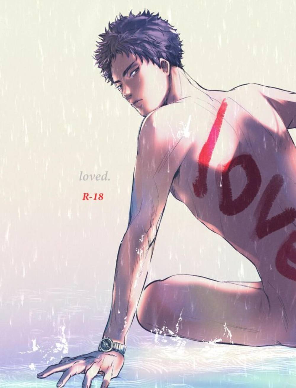 BL manga "Haikyu - Loved Haikyuu Usagi Akaashi" cover image