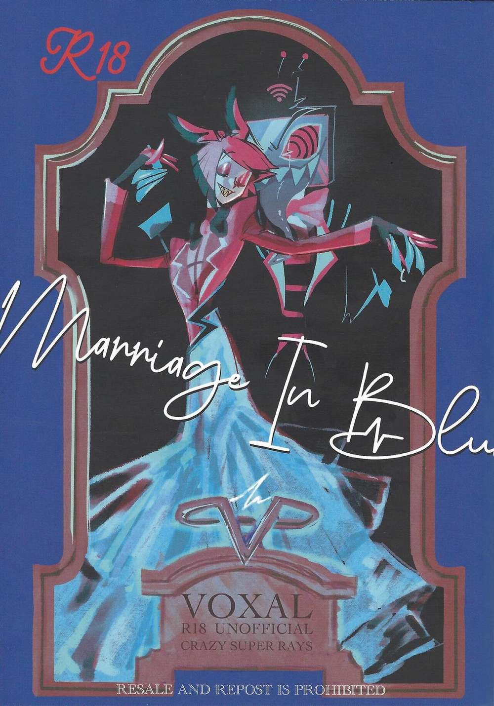 Hazbin-Hotel - Marriage In Blue Hazbin Hotel Vokuara