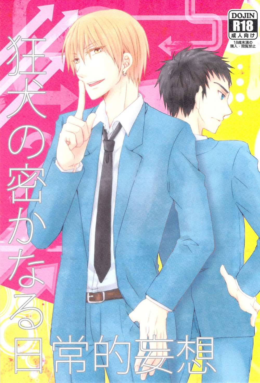 BL manga "Kurokos-Basketball - Secret Daily Delusions Of A Mad Dog" cover image