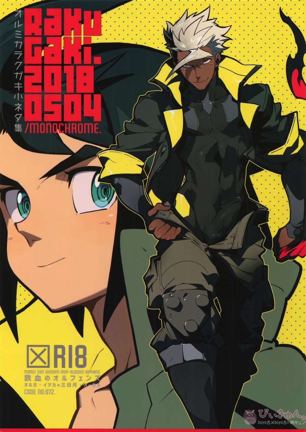 BL manga "Mobile-Suit-Gundam - Sketch 20180504 Gundam Ironblooded Orphans Orumika" cover image