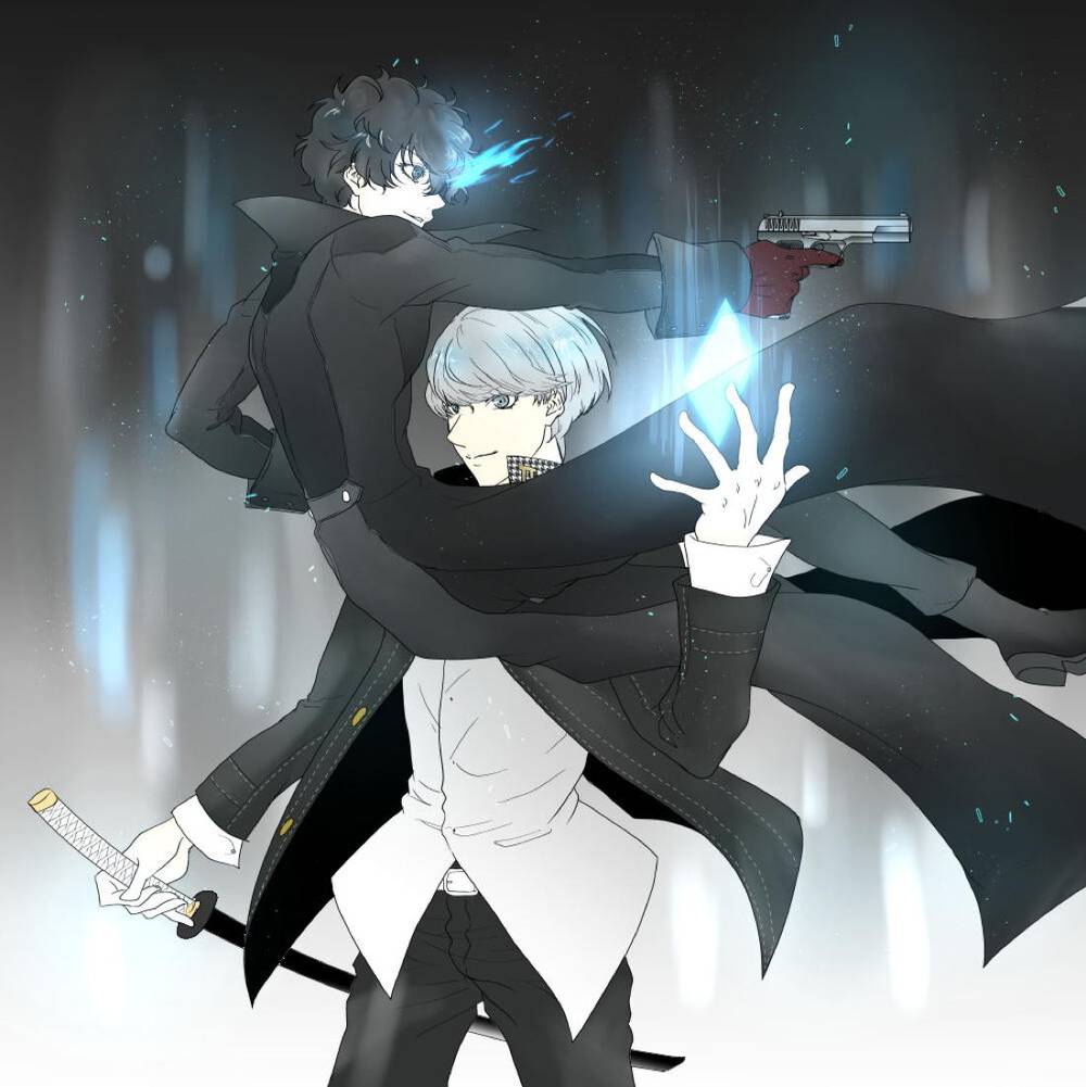 BL manga "Persona - Web Reprint Persona4 Protagonist X Ren Amamiya" cover image